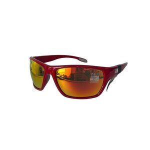 Kreedom Polycarbonate Sunglasses Unisex Red UV Protection Outdoor Eyewear NEW